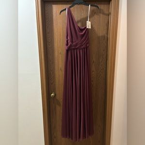 Brand new tags still on one shoulder bridesmaid dress